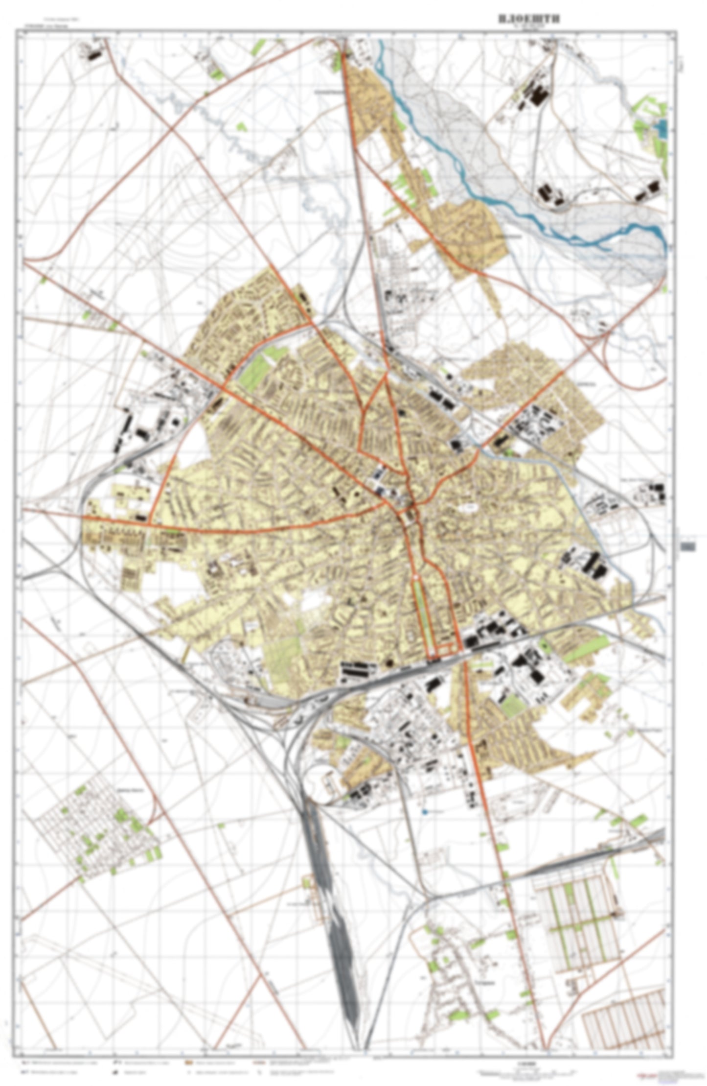 Ploiesti 1 (Romania) - Soviet Military City Plans