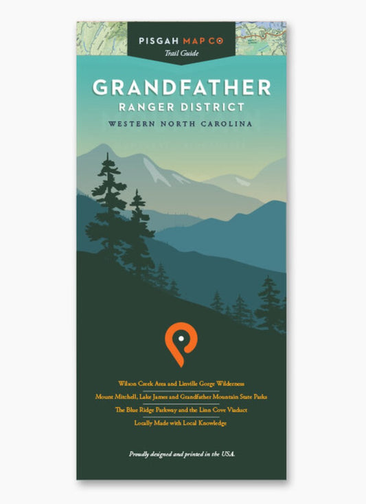 Grandfather Ranger District, Western North Carolina Trail Map