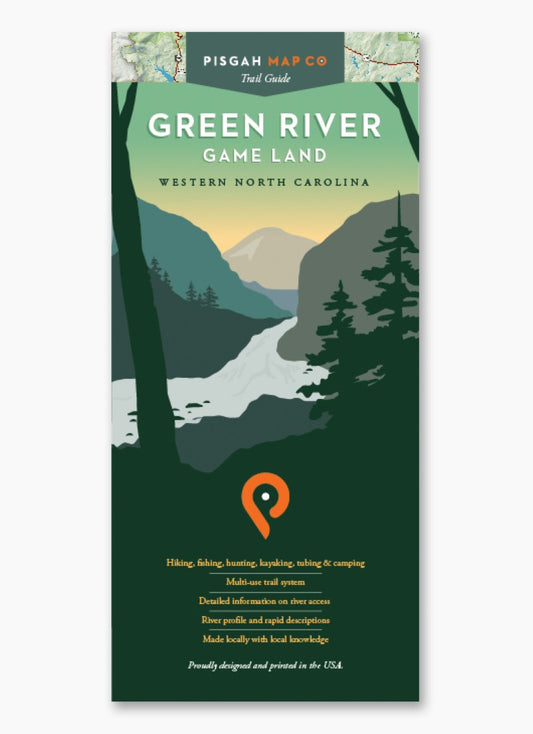 Green River Game Land Map - Western NC