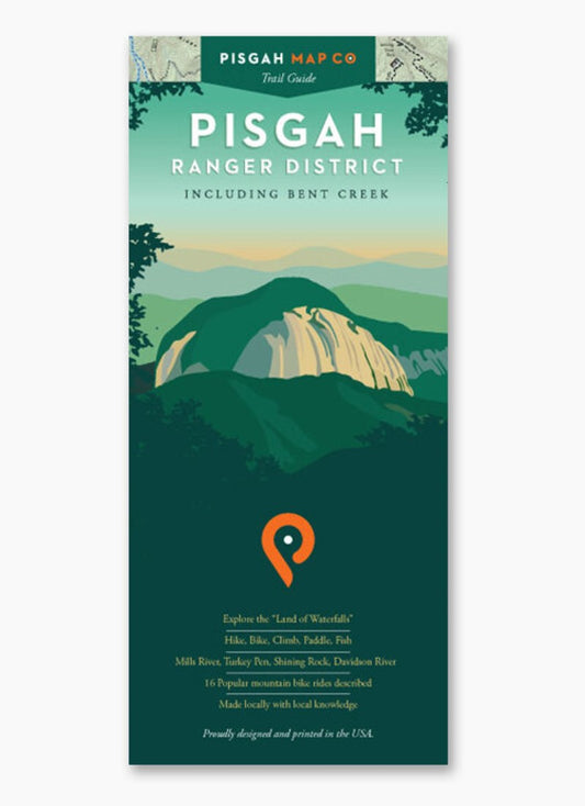 Pisgah Ranger District Forest Trail Map
