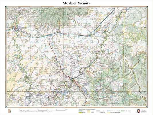 Moab, Utah Recreation Map