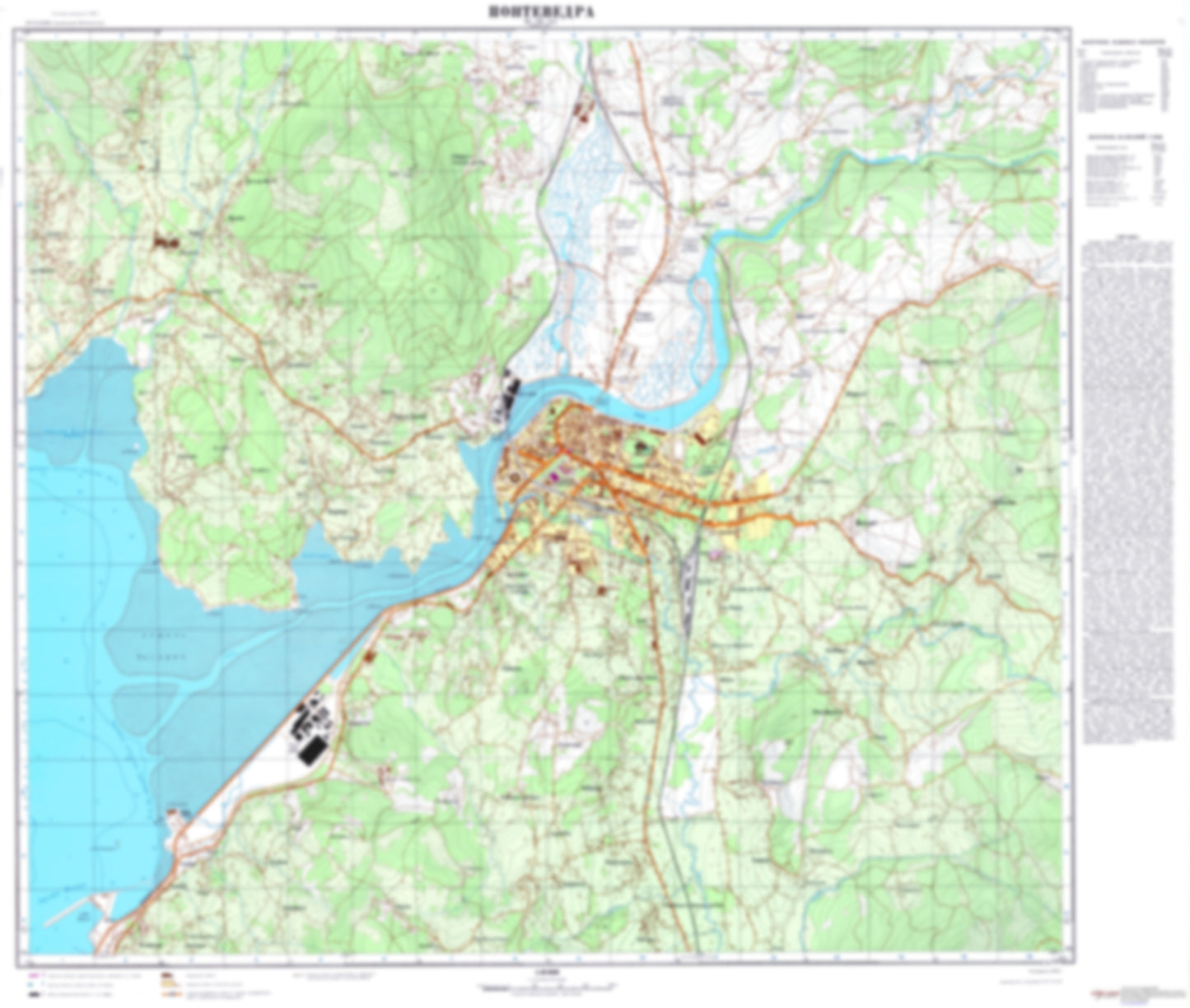 Pontevedra (Spain) - Soviet Military City Plans