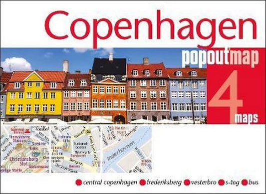 Copenhagen : popoutmap : 5 maps