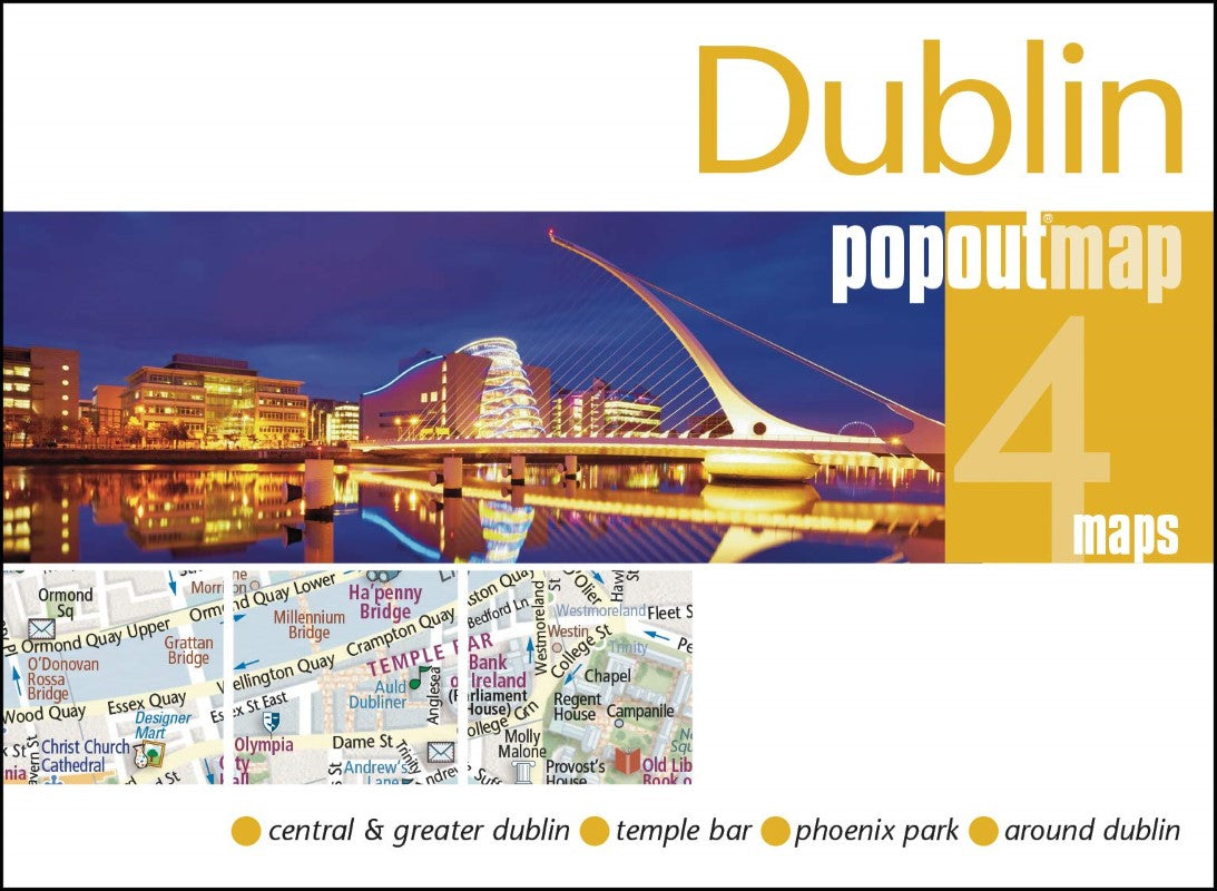 Dublin, Ireland, PopOut Map