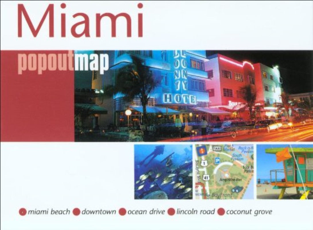 Miami : popoutmap : 4 maps