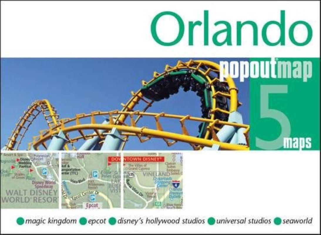 Orlando, Florida, PopOut Map