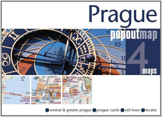 Prague : popoutmap : 4 maps