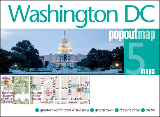 Washington DC popout map