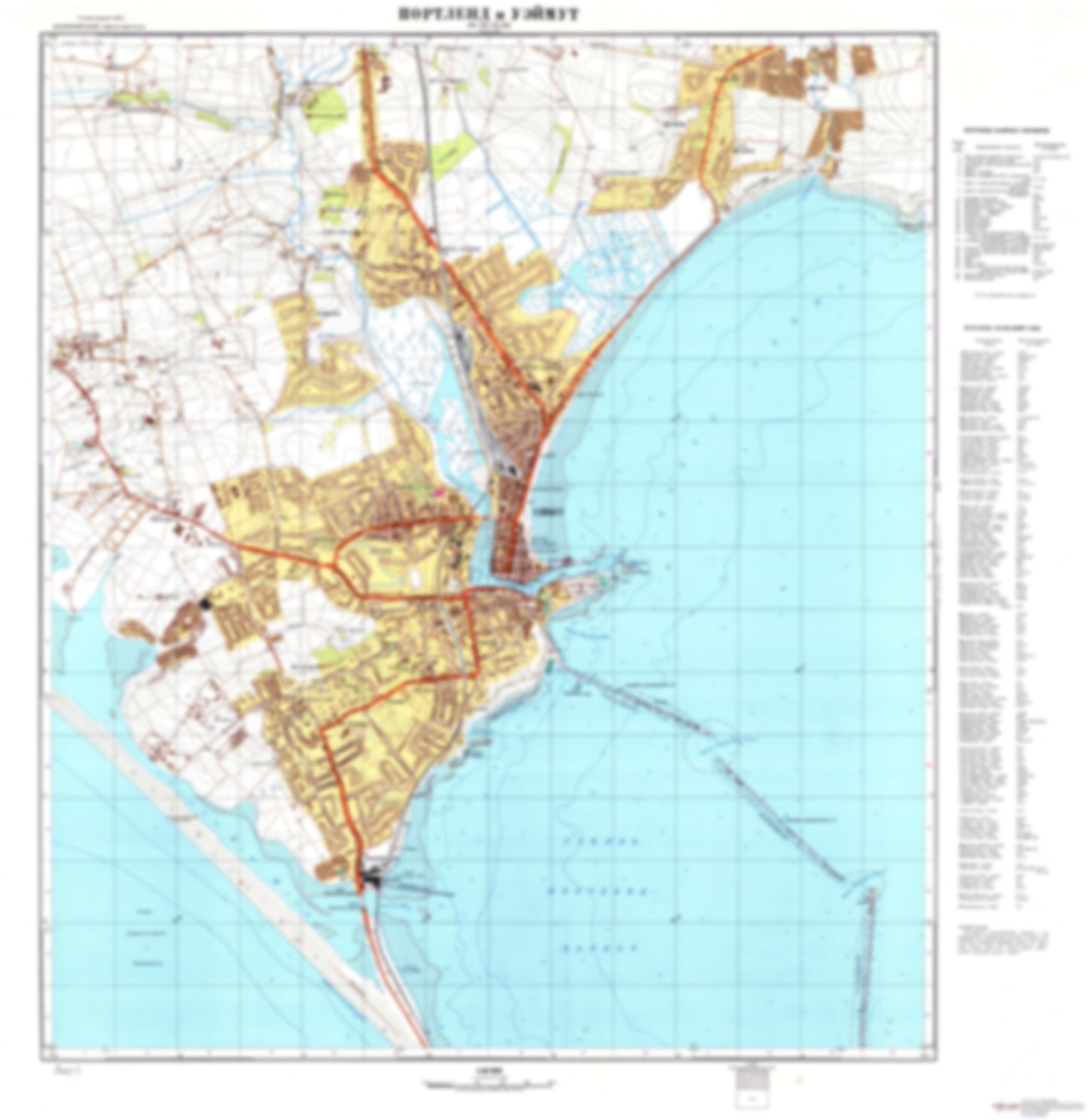 Portland, Weymouth 1 (UK) - Soviet Military City Plans