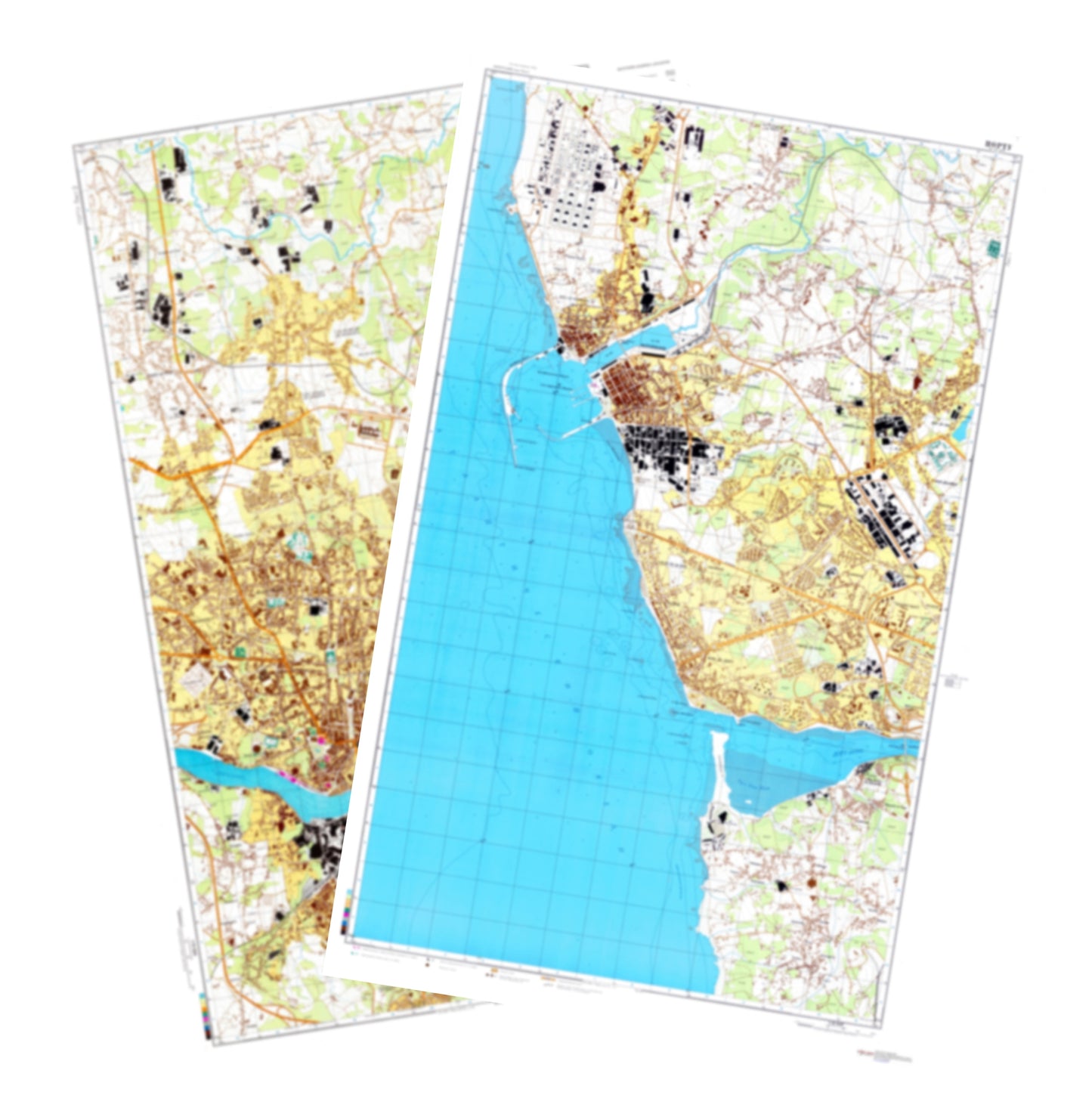 Porto (Portugal) 2-Sheet Set - Soviet Military City Plans