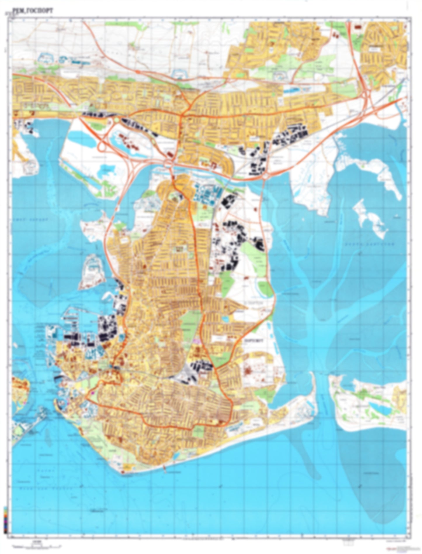 Portsmouth, Fareham, Gosport 2 (UK) - Soviet Military City Plans