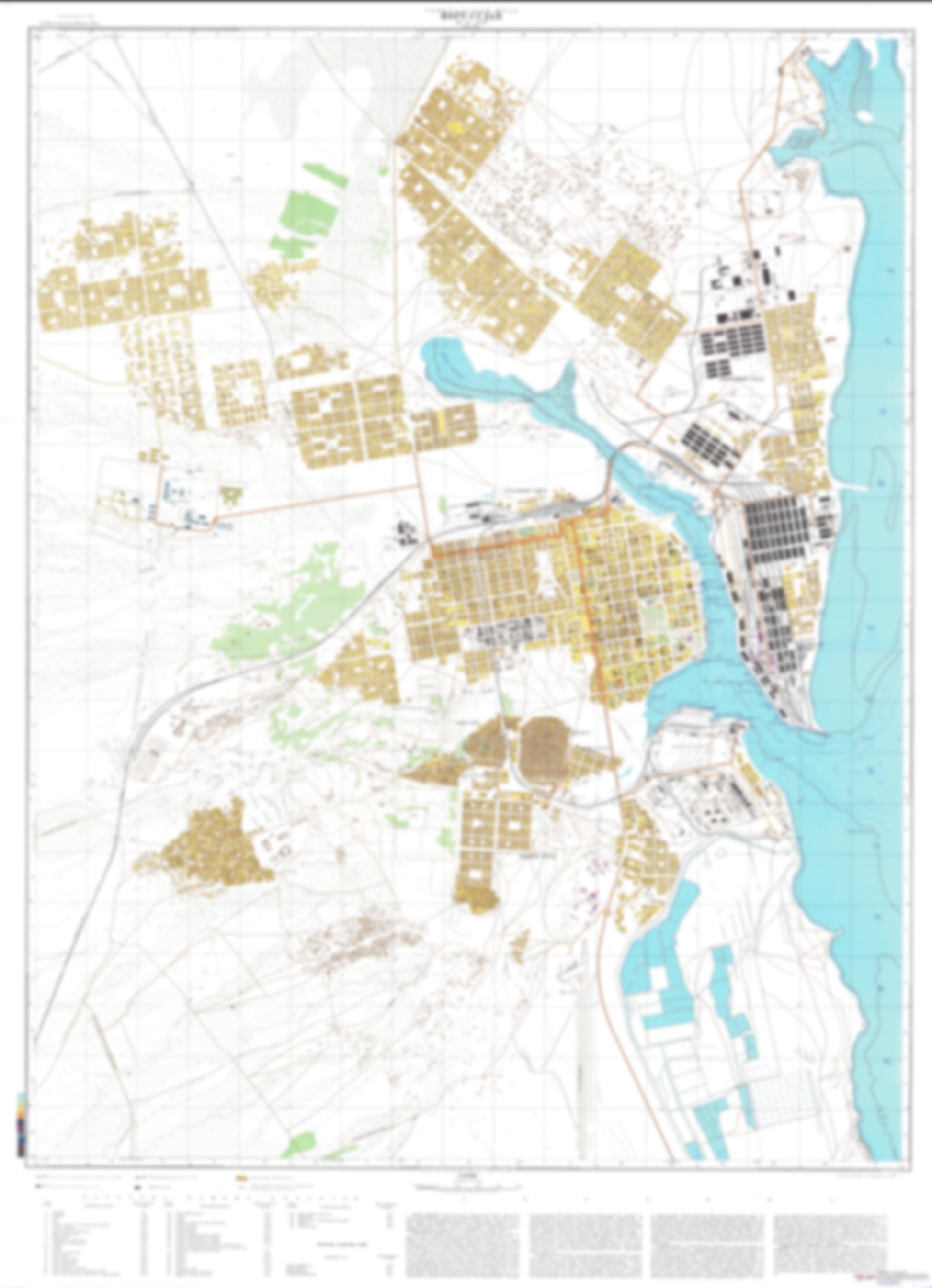 Port Sudan (Sudan) - Soviet Military City Plans
