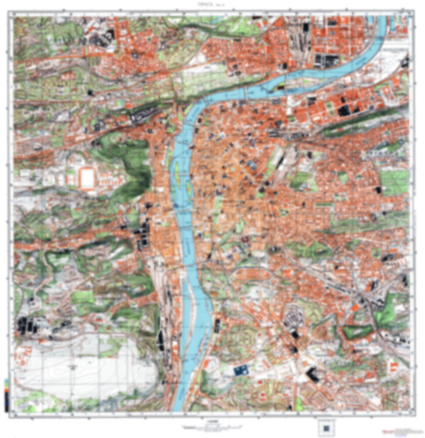 Prague 5 (Czechia) - Soviet Military City Plans