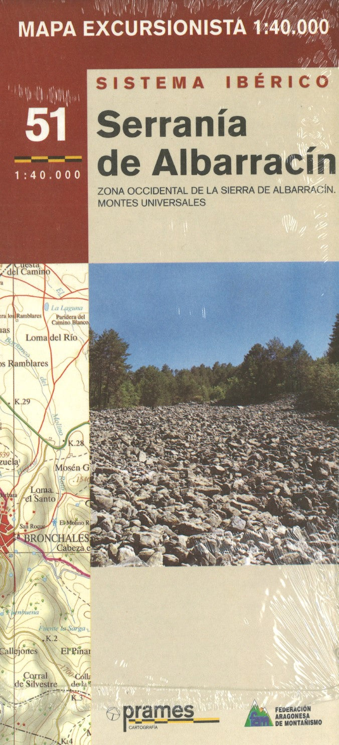 Serrania de Albarracin Hiking Map, Sheet 2