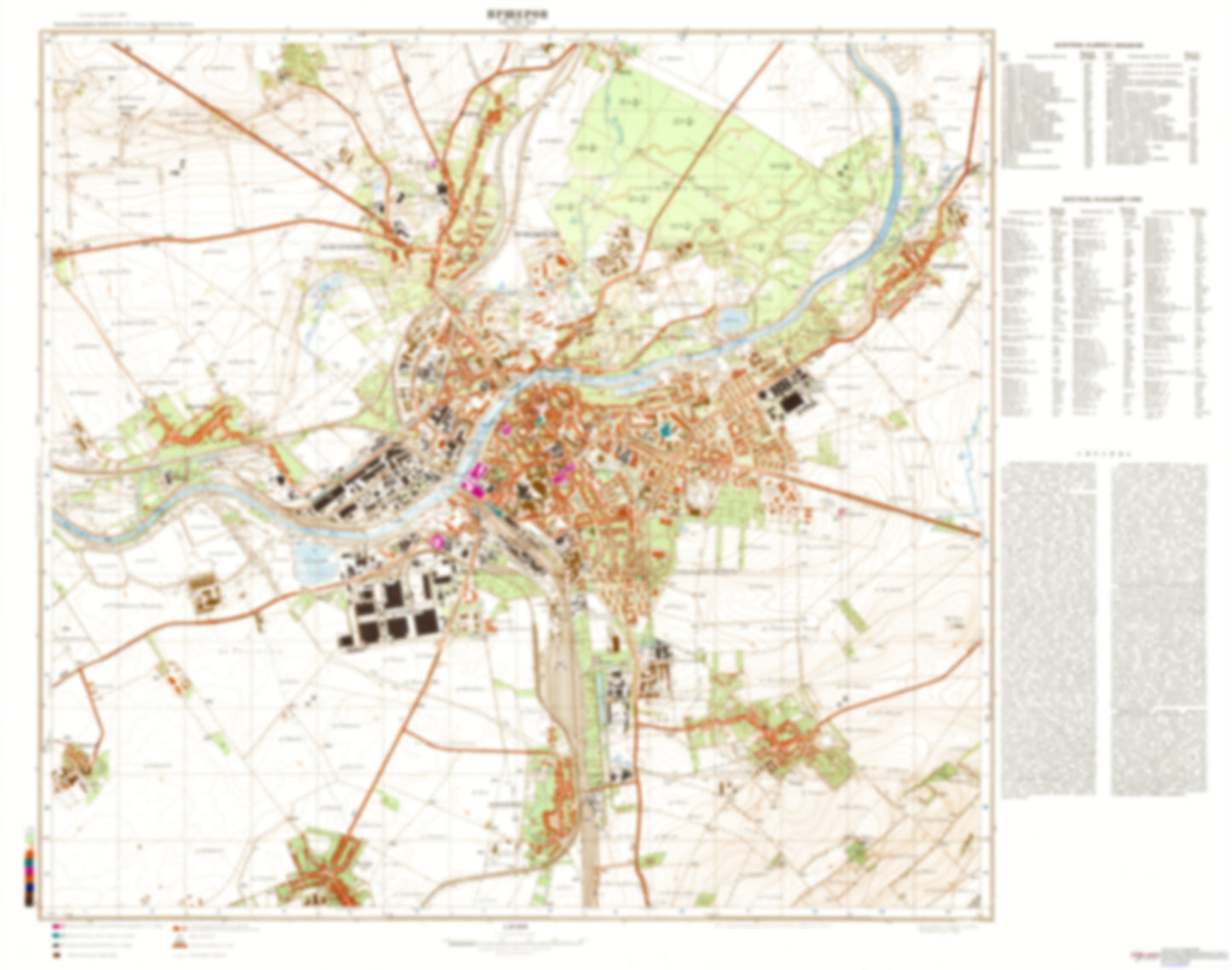 Prerov (Czechia) - Soviet Military City Plans