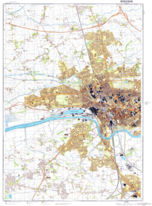 Preston 1 (UK) - Soviet Military City Plans