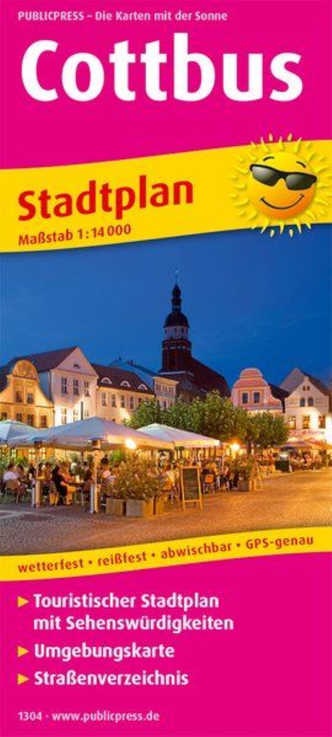 Cottbus City Map