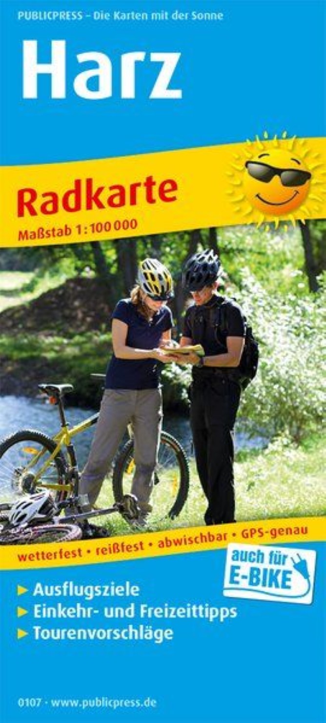 Harz Cycling Map