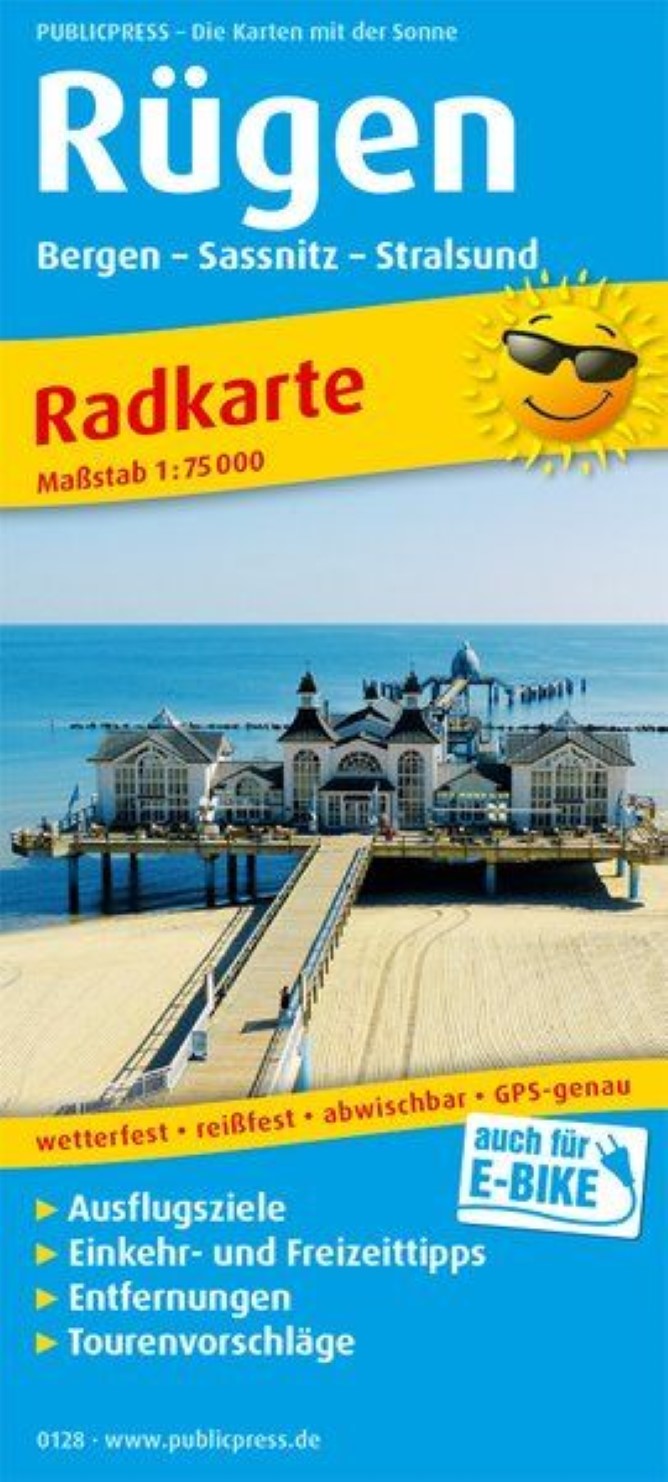 Rügen, Bergen - Sassnitz - Stralsund = Rügen, mountains - Sassnitz - Stralsund