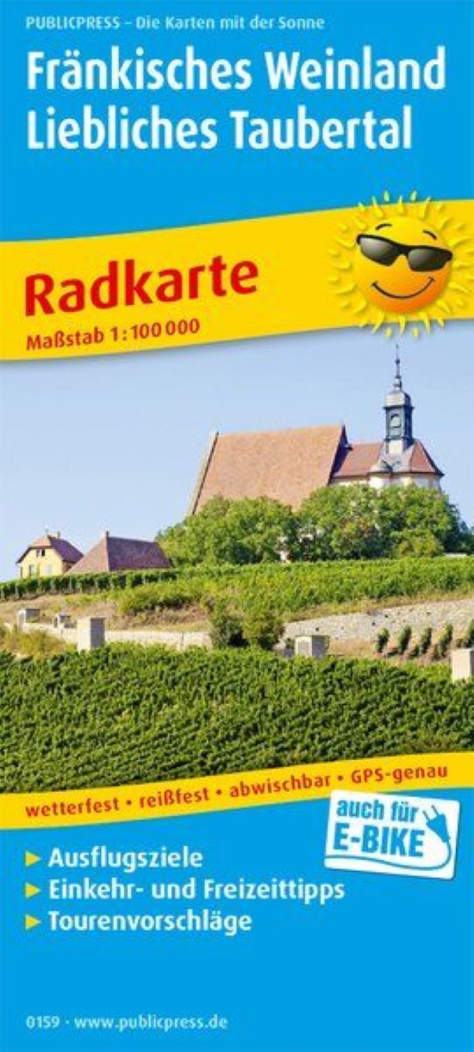 Fränkisches Weinland - Liebliches Taubertal, Würzburg - Tauberbischofsheim = Franconian wine country - lovely Taubertal, Würzburg - Tauberbischofsheim