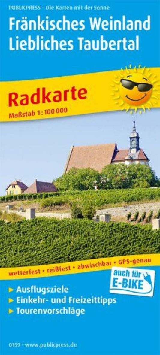 Fränkisches Weinland - Liebliches Taubertal, Würzburg - Tauberbischofsheim = Franconian wine country - lovely Taubertal, Würzburg - Tauberbischofsheim