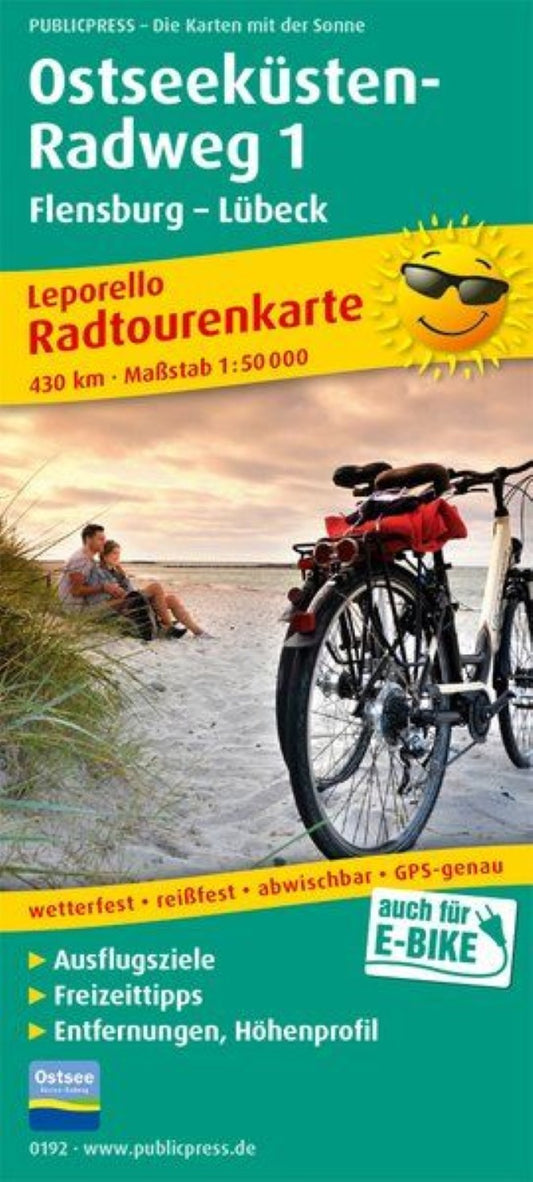 Ostseeküsten-Radweg 1, Flensburg-Lübeck = Baltic Sea bike path 1, Flensburg-Lübeck