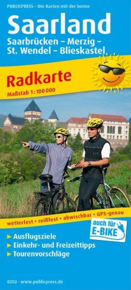 Saarland Cycling Map