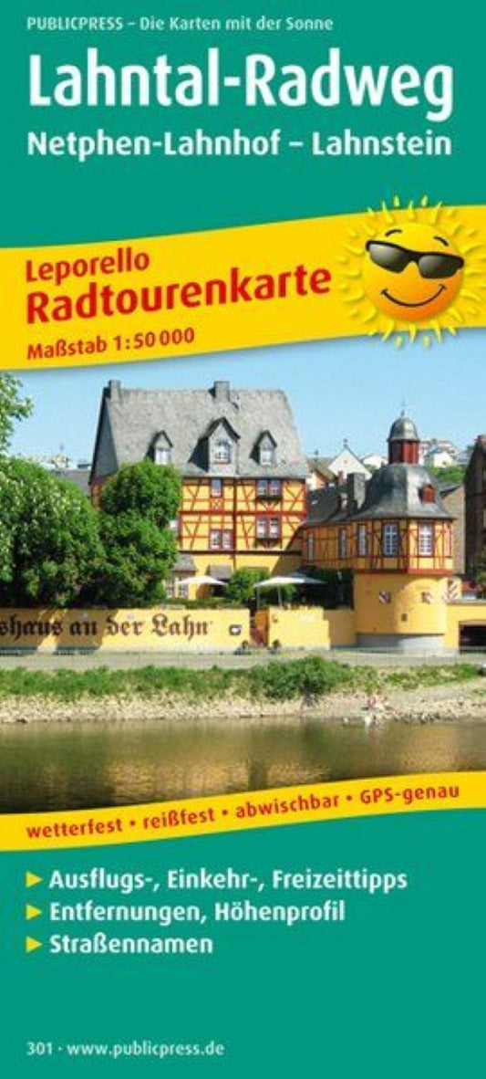 Lahntal-Radweg, Netphen-Lahnhof - Lahnstein = Lahntal-Radweg, Netphen-Lahnhof-Lahnstein