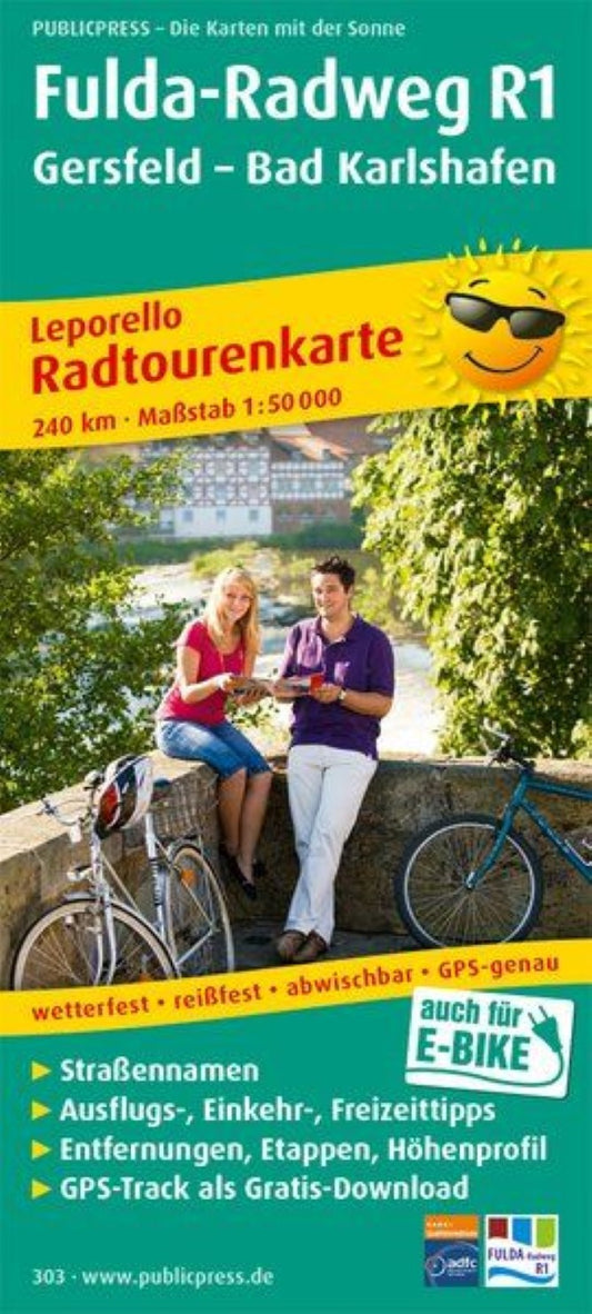 Fulda-Radweg, Gersfeld - Hann. Münden = Fulda cycle path, Gersfeld - Hann. Münden