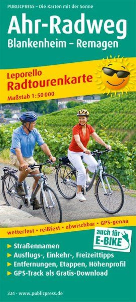 Ahr-Radweg, Blankenheim - Remagen = Ahr cycle path, Blankenheim - Remagen