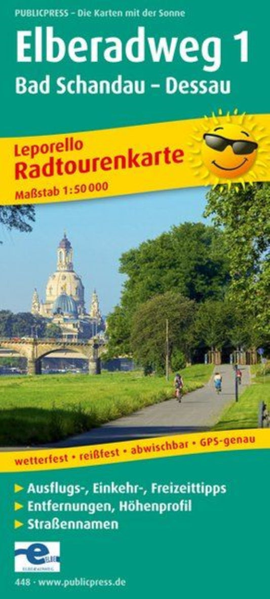 Elberadweg 1, Bad Schandau - Dessau = Elberadweg 1, Bad Schandau - Dessau