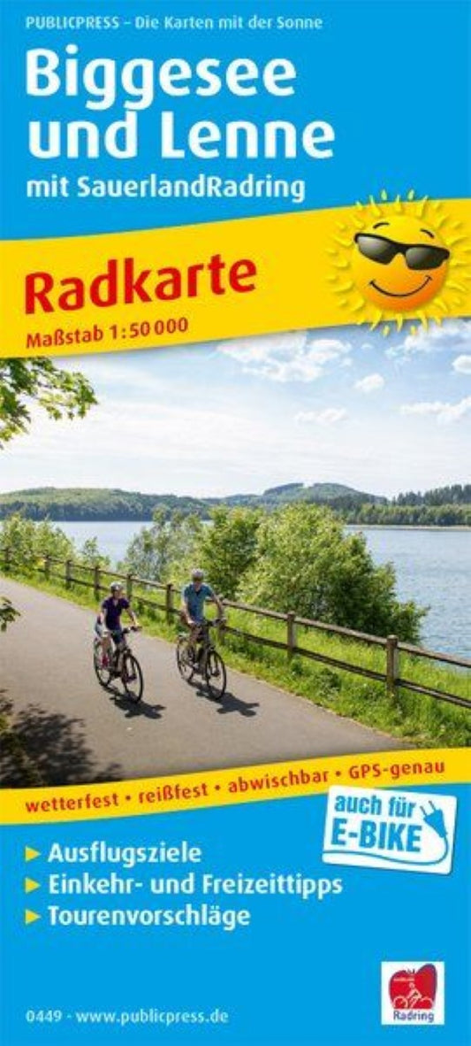 Biggesee und Lenne mit SauerlandRadring = Biggesee and Lenne with Sauerlandradring