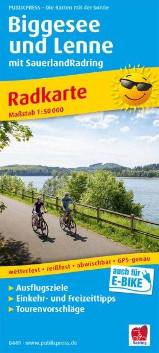 Biggesee und Lenne mit SauerlandRadring = Biggesee and Lenne with Sauerlandradring