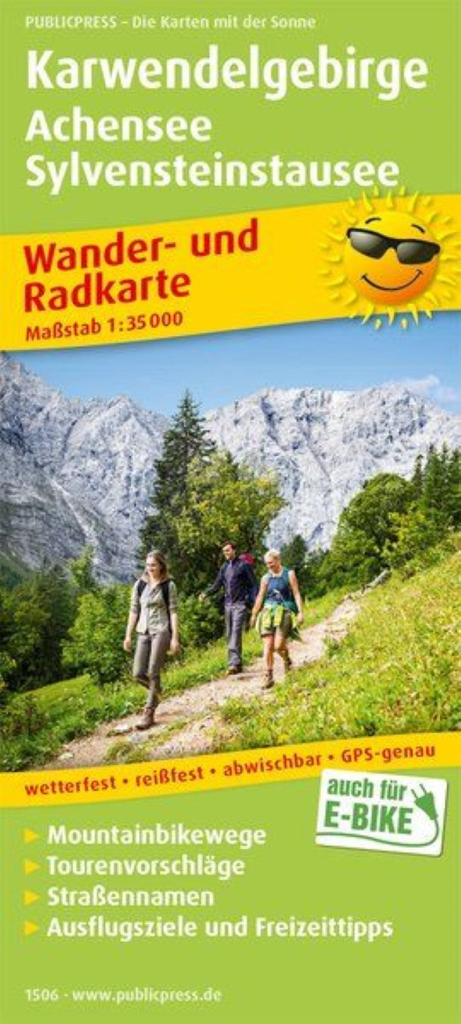 Karwendelgebirge, Achensee, Sylvensteinstausee = Karwendelgebirge, Achensee, Sylvensteinstausee