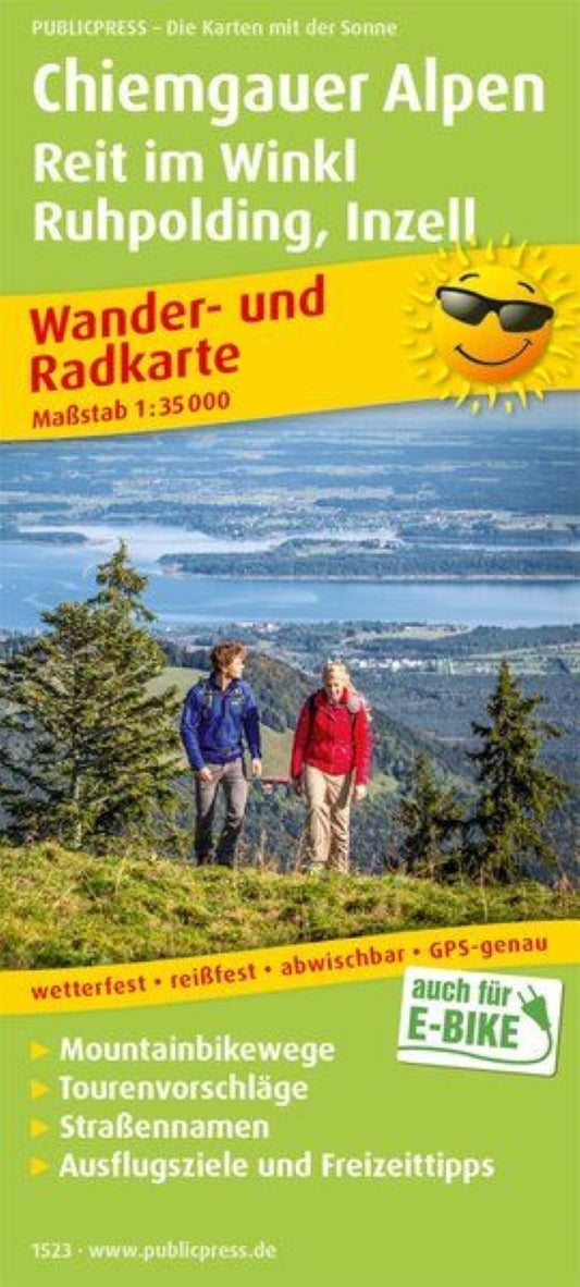 Chiemgauer Alpen, Reit im Winkl, Ruhpolding, Inzell = Chiemgau Alps, Reit im Winkl, Ruhpolding, Inzell