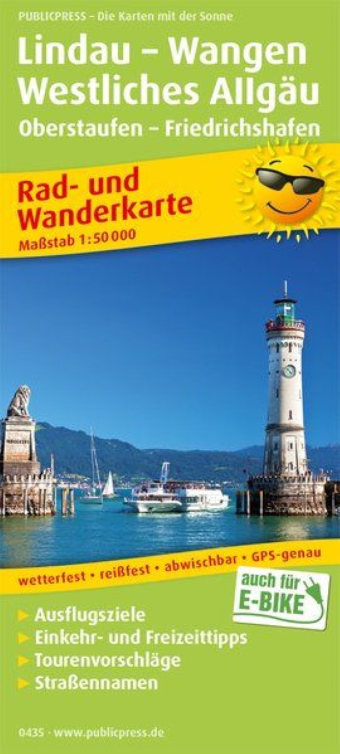 Lindau - Wangen, Westliches Allgäu, Oberstaufen - Friedrichshafen = Lindau - Wangen, Western Allgäu, Oberstaufen - Friedrichshafen