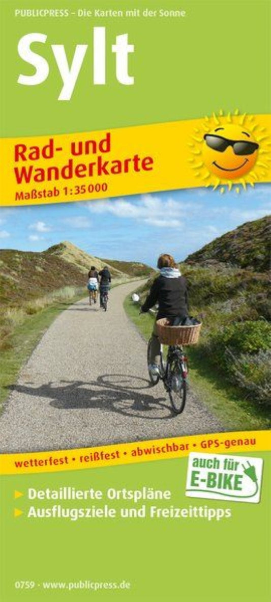 Sylt Hiking & Cycling Map