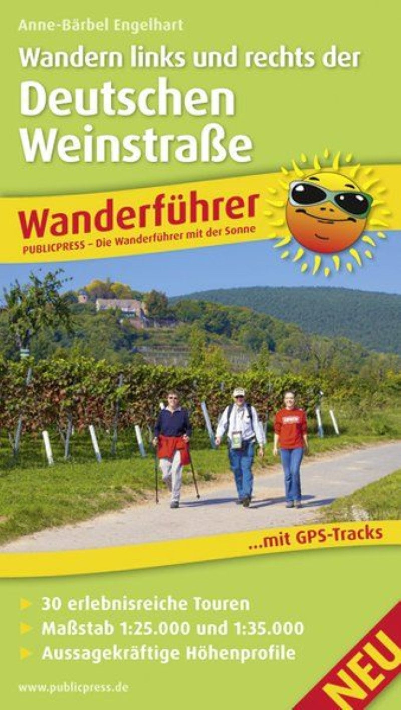 Wandern links und rechts der Deutschen Weinstraße = Hiking on the left and right of the German wine road