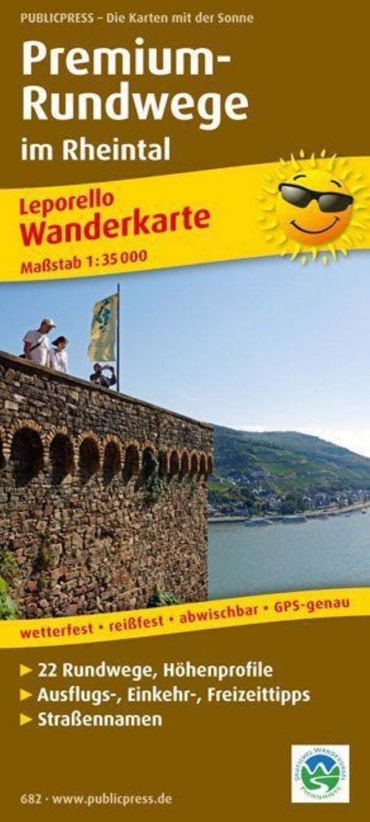 Premium-Rundwege im Rheintal = Premium round paths in the Rhine Valley