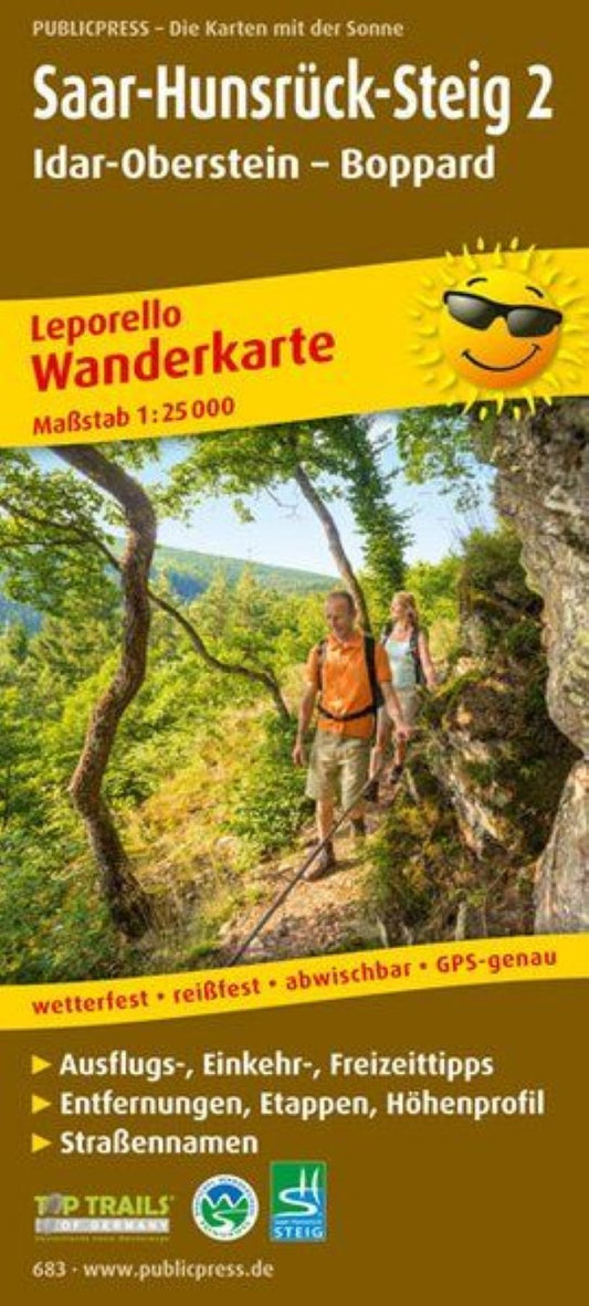 Saar-Hunsrück-Steig 2, Idar-Oberstein - Boppard = Saar-Hunsrück-Steig 2, Idar-Oberstein-Boppard