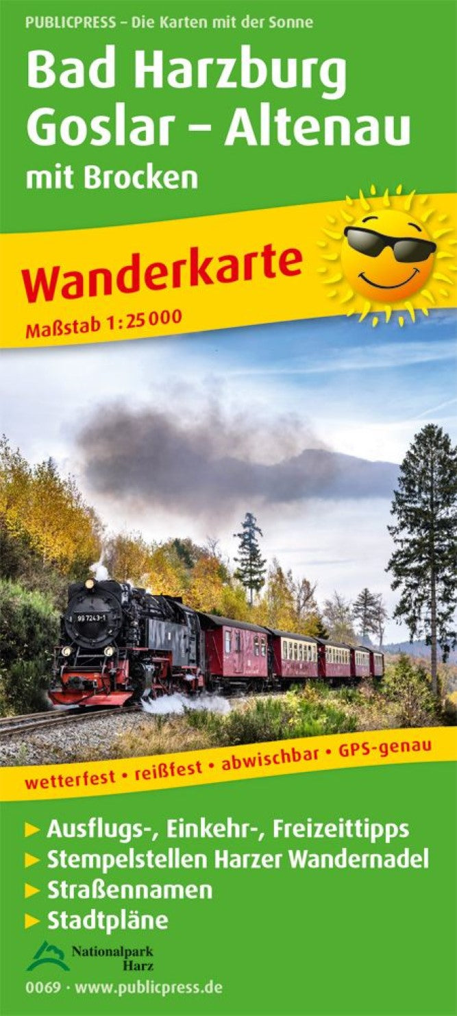 Bad Harzburg, Goslar, Altenau mit Brocken = Bad Harzburg, Goslar, Altenau with Brocken