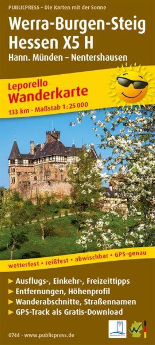 Werra-Burgen-Steig Hessen X5 H, Hann. Münden - Nentershausen = Werra-Burgen-Steig Hessen X5 H, Hann. Münden - Nentershausen