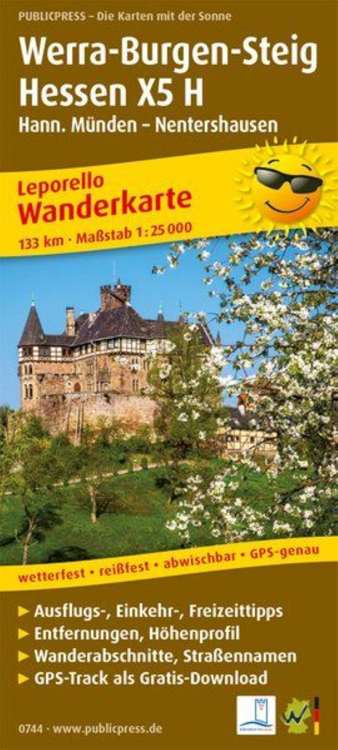 Werra-Burgen-Steig Hessen X5 H, Hann. Münden - Nentershausen = Werra-Burgen-Steig Hessen X5 H, Hann. Münden - Nentershausen