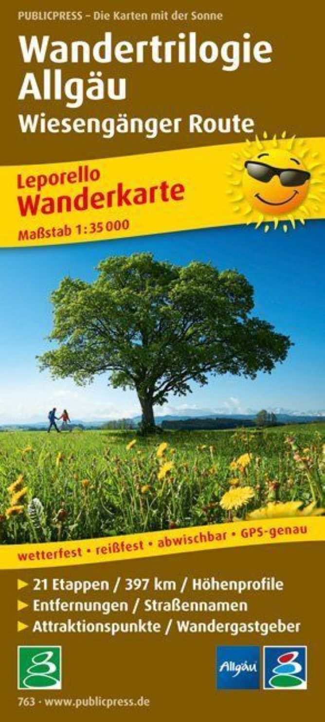 Wandertrilogie Allgäu - Wiesengänger = Hiking trilogy Allgäu - meadowler