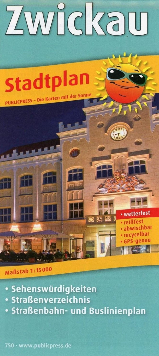 Zwickau City Map