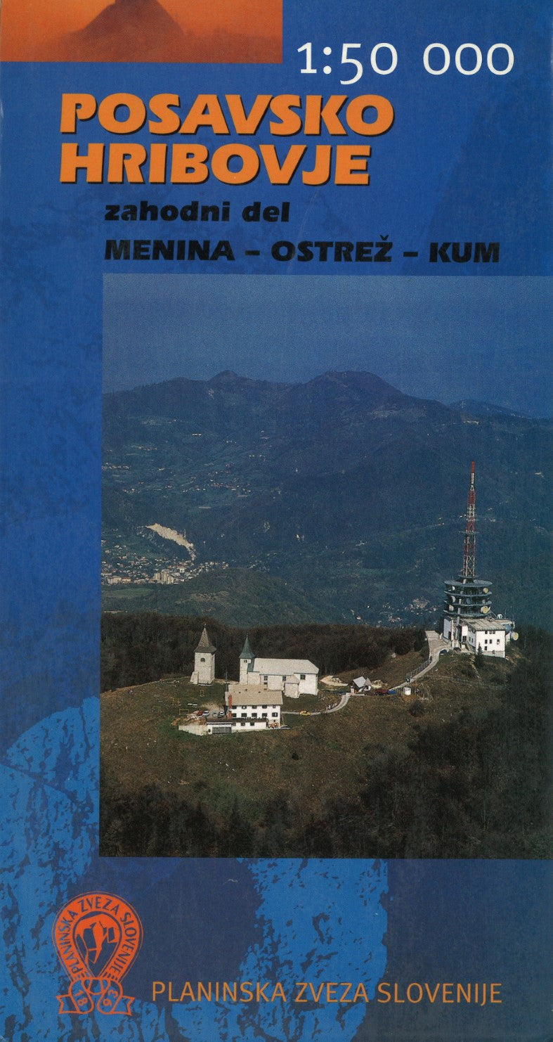 Posavsko Hribovje Zahodni Del 1:50,000