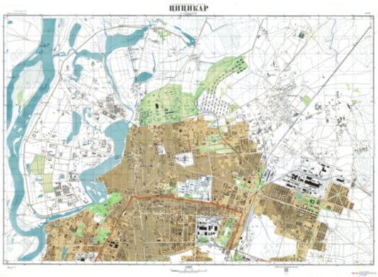 Qiqihar 1 (China) - Soviet Military City Plans