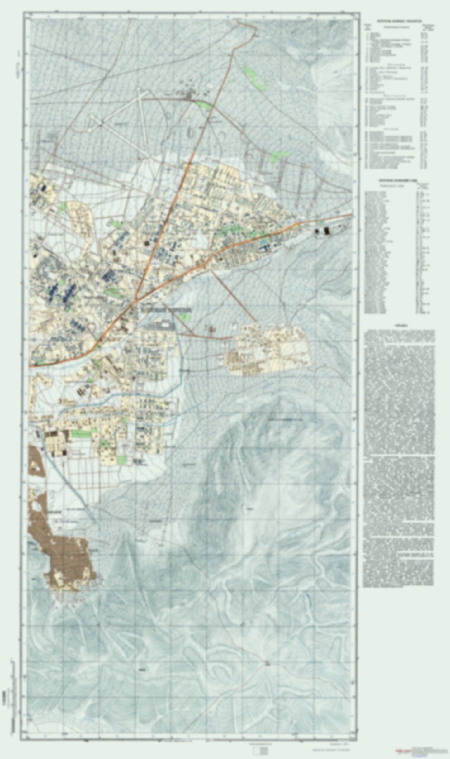 Quetta 2 (Pakistan) - Soviet Military City Plans