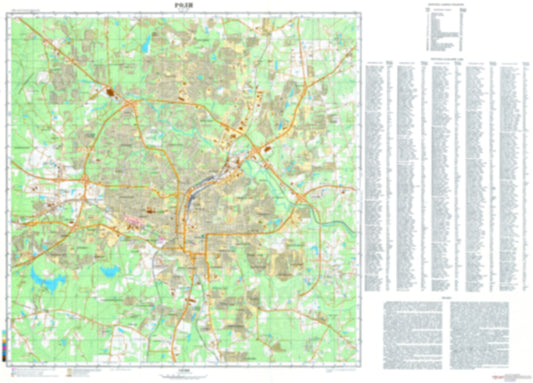 Raleigh, NC (USA) - Soviet Military City Plans