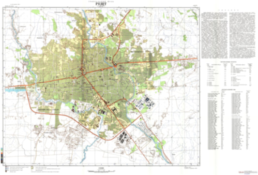 Rasht (Iran) - Soviet Military City Plans